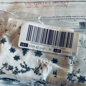 Victoria's Secret Black and White Floral Briefs